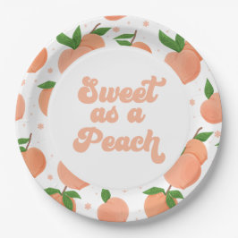 Sweet as a Peach Birthday Paper Teller