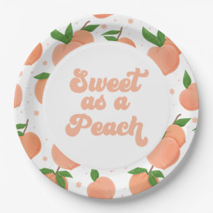 Sweet as a Peach Birthday Paper Teller