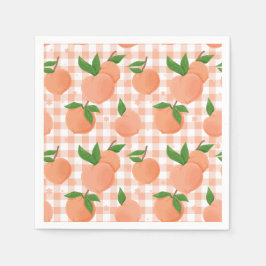 Sweet as a Peach Birthday Serviette
