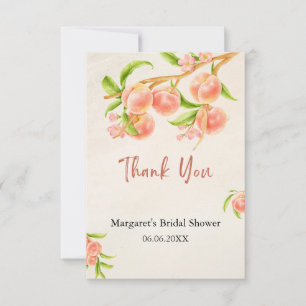 Sweet as a Peach Danke Card