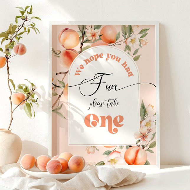 Sweet as a peach Wir hoffen, dass Sie zum Geburtst Poster (Von Creator hochgeladen)