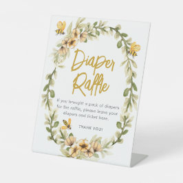 Sweet as can be baby Diaper Raffle Sockelschild