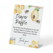 Sweet as can be Diaper Raffle Sign-Baby Dusche