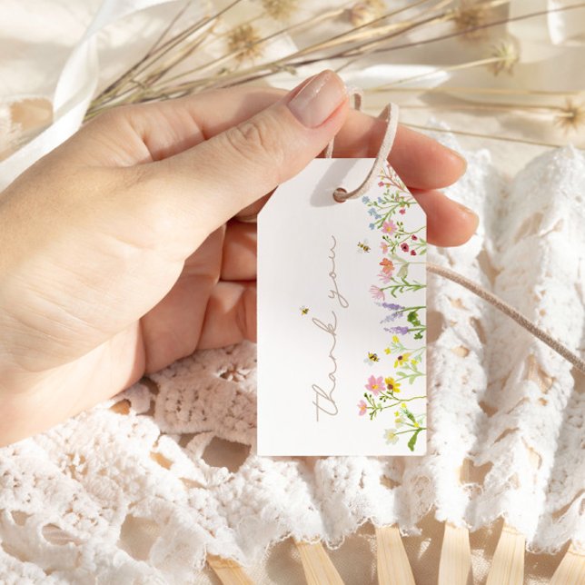 Sweet as can be Moderne Minimal Vielen Dank für Ih Geschenkanhänger (Incorporate your theme into your elegant minimal baby shower favors!)