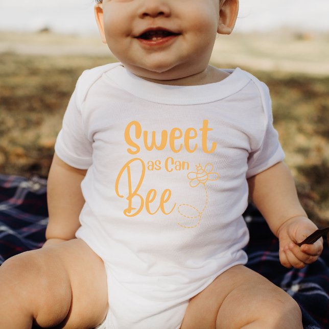 Sweet as can be niedlich Honey Bee Baby Geschenk B Baby Strampler (Von Creator hochgeladen)