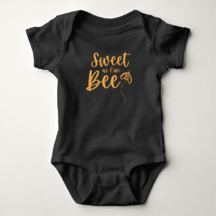 Sweet as can be niedlich Honey Bee Baby Geschenk B Strampler