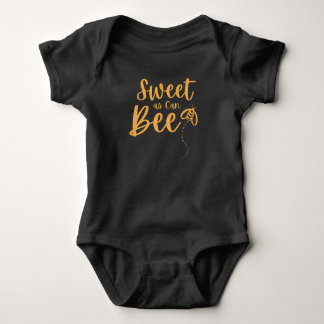 Sweet as can be niedlich Honey Bee Baby Geschenk B Strampler
