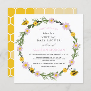 Sweet as can be Virtual Baby Dusche Einladung