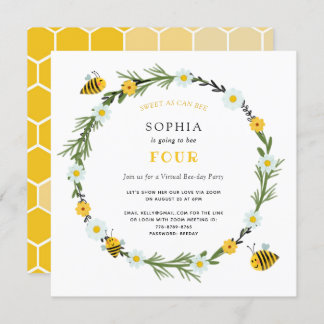 Sweet as can be Virtual Birthday Einladung