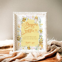 Sweet as can bebe Niedliche Baby Dusche Windeln Ra