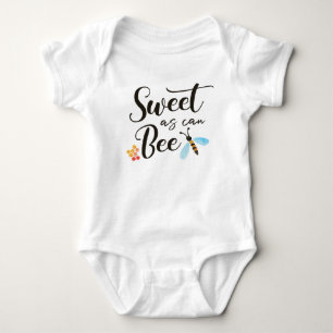 Sweet as Can Bee Baby Bodysuit Strampler