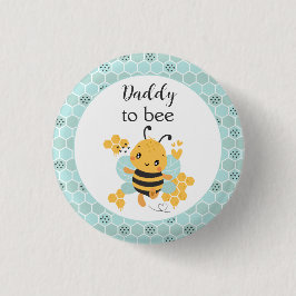 Sweet as Can Bee Baby Boy Baby Shower Button