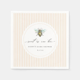 Sweet as Can Bee Baby Dusche Napkins Serviette