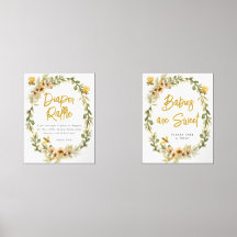 Sweet as Can Bee Baby Party Zeichen Plakat