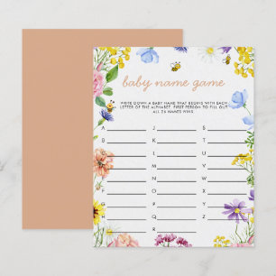 Sweet as Can Bee Baby Shower Game