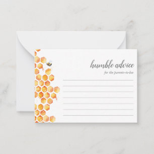 Sweet as Can Bee Bumblebee Babydusche   Hinweiskarte