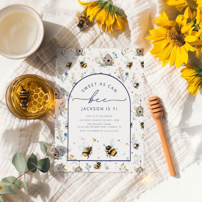 Sweet as Can bekommt 1. Geburtstag Einladung (Von Creator hochgeladen)