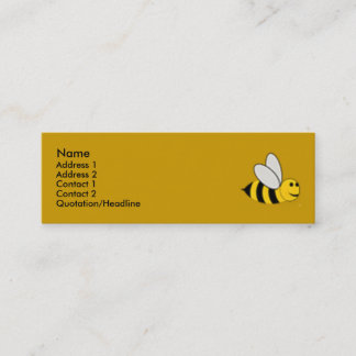 Sweet as Honey Card Mini Visitenkarte