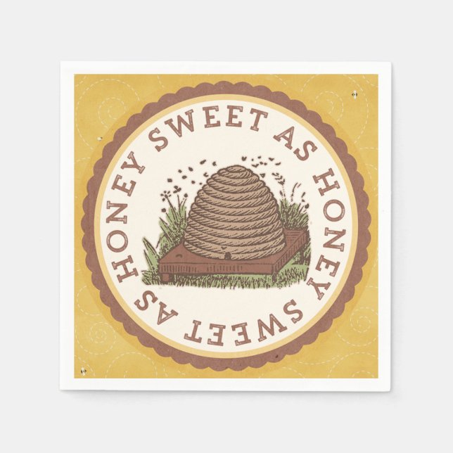 Sweet As Honey Napkins Serviette (Vorderseite)