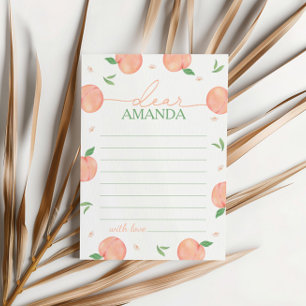 Sweet as Peach Birthday Time Kapselkarte Dankeskarte