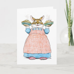 Sweet as Pie Rabbit Mama Card Karte