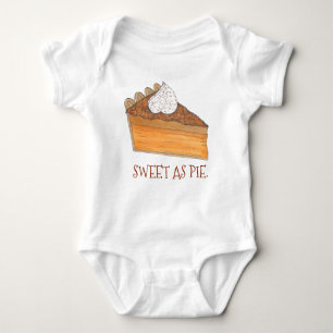 Sweet as Pie Sweetie Sweet Potato Pie Weihnachten Baby Strampler