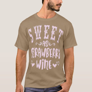 Sweet as Strawberry Wine Ladys Designer Country T-Shirt