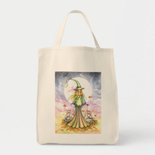 Sweet Autumn Hexe Cat Tote Bag von Molly Harrison Tragetasche