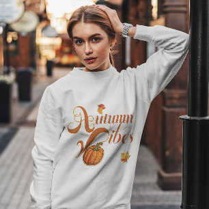 Sweet Autumn Vibes Trendy Erntedank Sweatshirt
