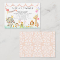 Sweet Baby Animals Parade Babydusche Geschenkidee