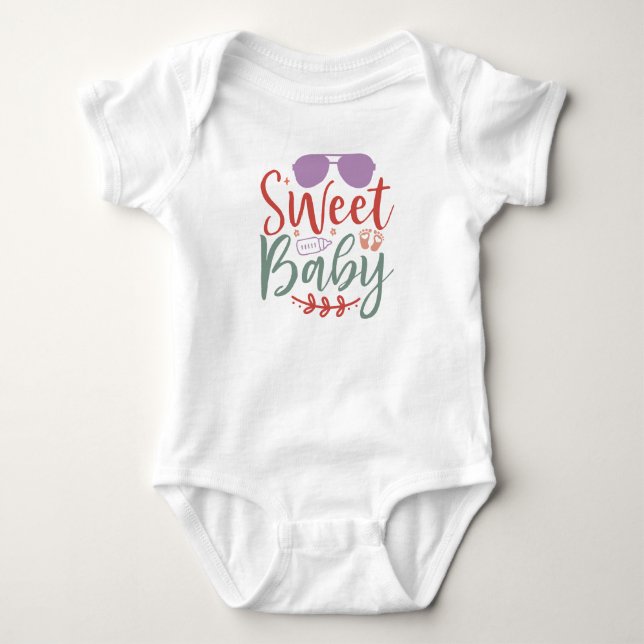 Sweet Baby - Baby Bodysuit Strampler (Vorderseite)