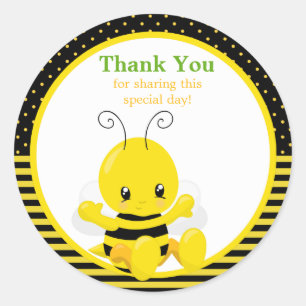 Sweet Baby Bee Vielen Dank, dass Sie Sticker
