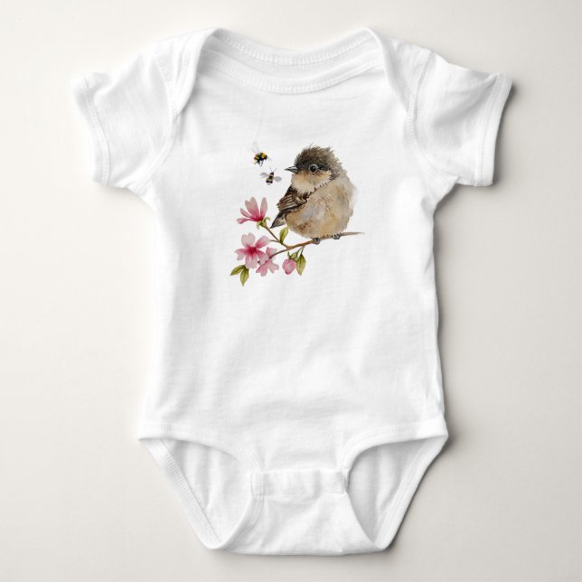 Sweet Baby Bird Säugling Bodysuit Strampler (Vorderseite)