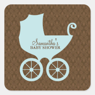 Sweet Baby Carriage Quadratischer Aufkleber