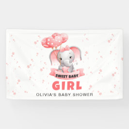 Sweet Baby Elephant Baby Dusche Banner