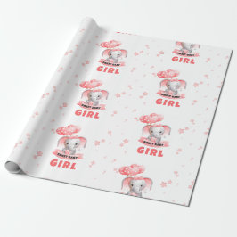 Sweet Baby Elephant Baby Dusche Geschenkpapier
