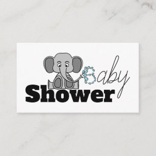 Sweet Baby Elephant, Baby Shower Ticket Einladung