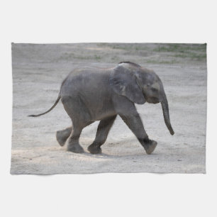 Sweet Baby Elephant Kibali Geschirrtuch