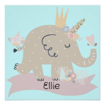 Sweet Baby Elephant Unicorn Individuelle Name