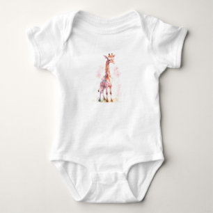 Sweet Baby Giraffe, Zoo Animal Strampler