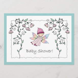 Sweet Baby Girl Fairy Baby Shower Einladungen