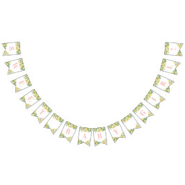 Sweet Baby Girl Pink Lemons Citrus Baby Dusche Wimpelkette