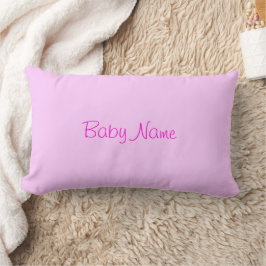 Sweet Baby Girl Reversible Pillow - CUSTOMIZE Lendenkissen