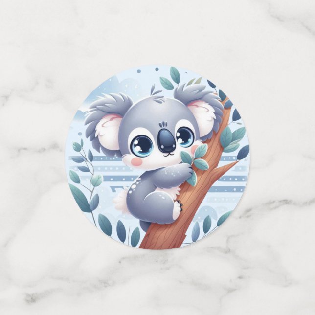 Sweet Baby Koala - Confetti Konfetti (Klein Vorderseite)
