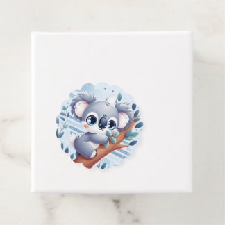 Sweet Baby Koala - Favor Tag Geschenkanhänger