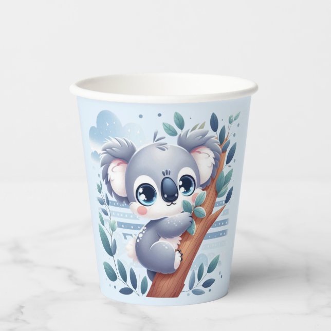 Sweet Baby Koala - Paper Cup Pappbecher (Vorderseite)