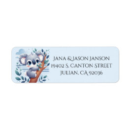 Sweet Baby Koala - Return Address Labels