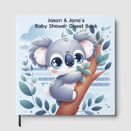Sweet Baby Koala - Shower Guest Book Gästebuch