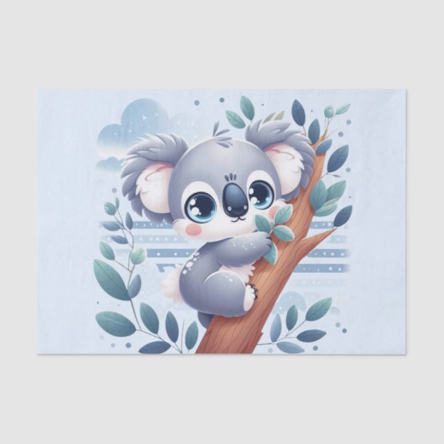 Sweet Baby Koala - Tissue Paper Seidenpapier (Vorderseite)