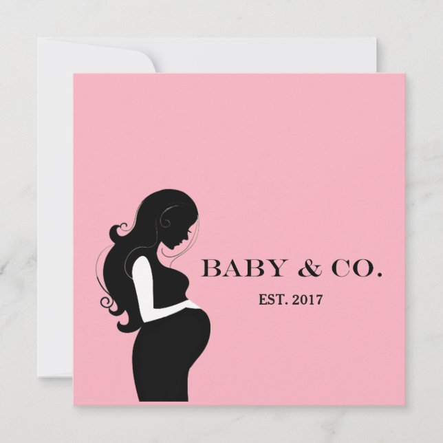 Sweet BABY Pink Girl Dusche Sprinkle Party Einladung (Vorderseite)